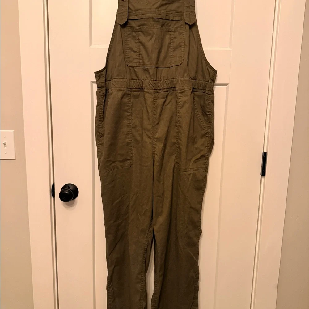 Duluth Trading Co Olive Hemp Overalls - Picture 4 of 5